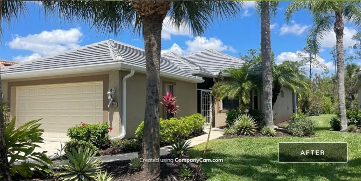 After: Beautiful new tile roof installation complete